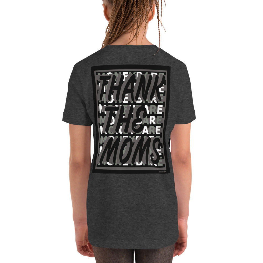 MONEYBARE TTM-1 Youth Short Sleeve Premium T-Shirt - Grey In Icon
