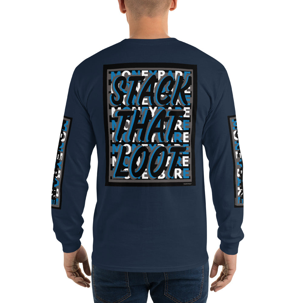 STL-1 Men’s Long Sleeve Shirt - Blue