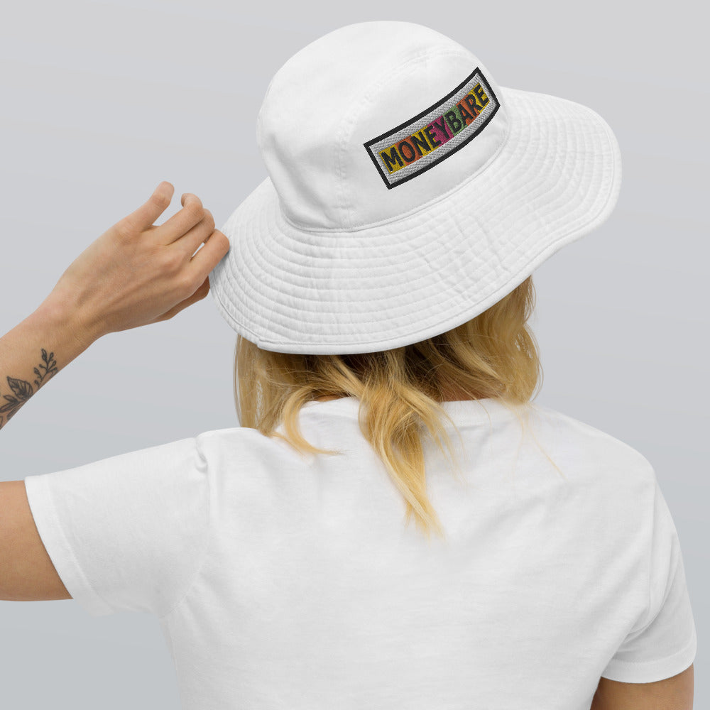 MONEYBARE Wide brim bucket hat - Rainbow/Spectrum