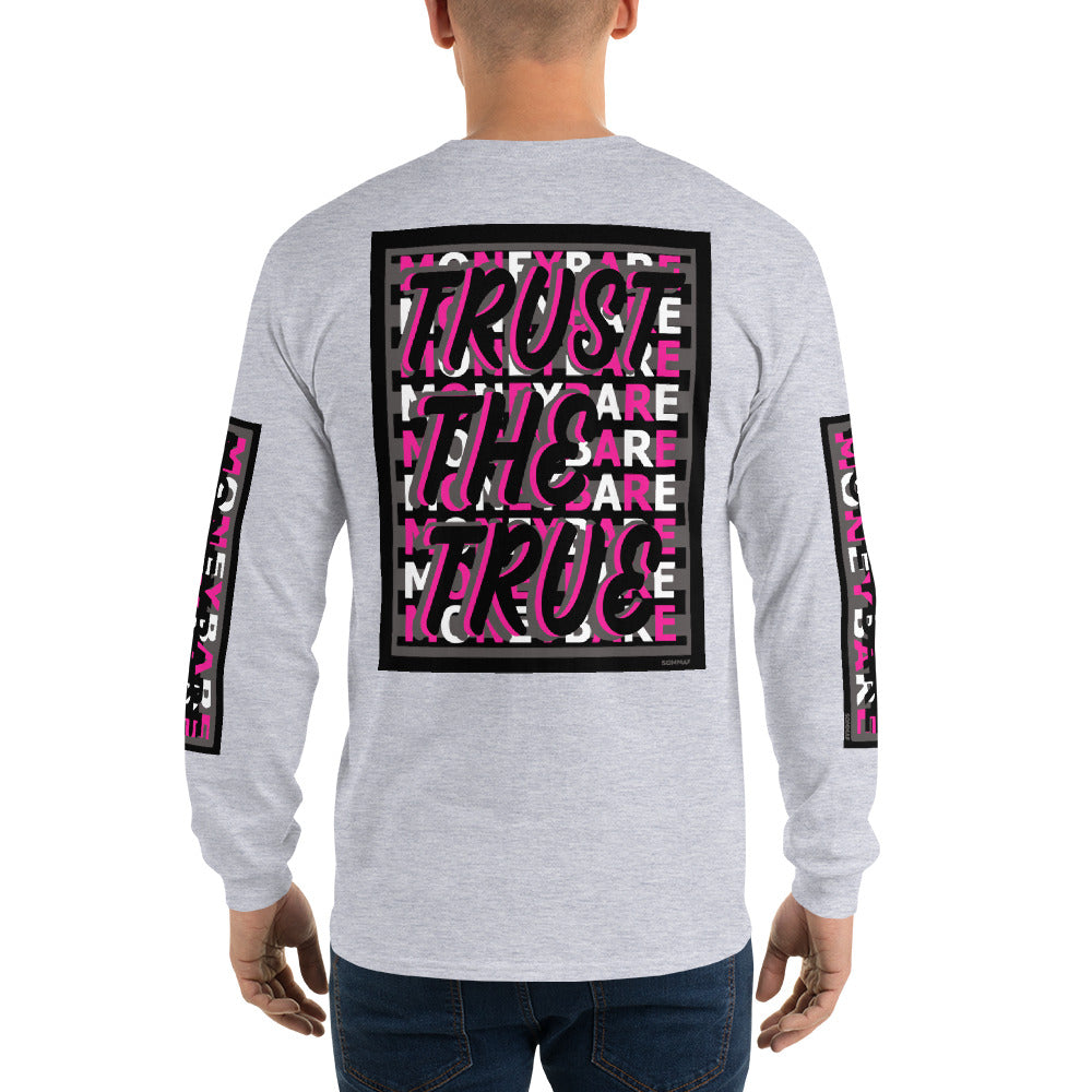TTT-1 Men’s Long Sleeve Shirt - Pink