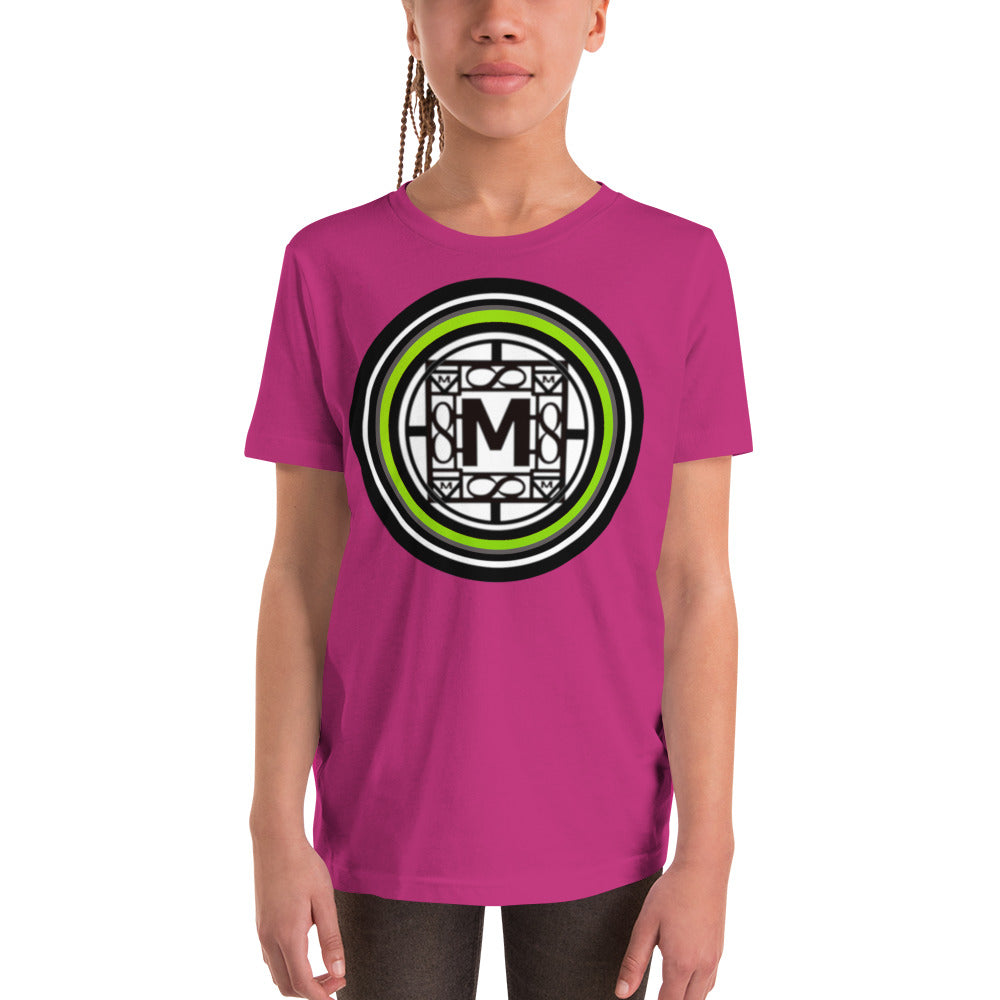 MONEYBARE TTM-1 Youth Short Sleeve Premium T-Shirt - Green In Icon