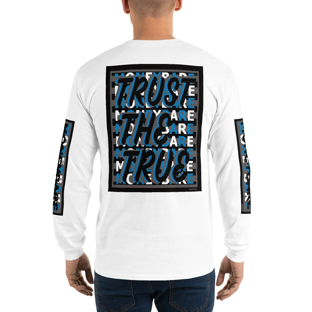 TTT-1 Men’s Long Sleeve Shirt - Blue In Icon