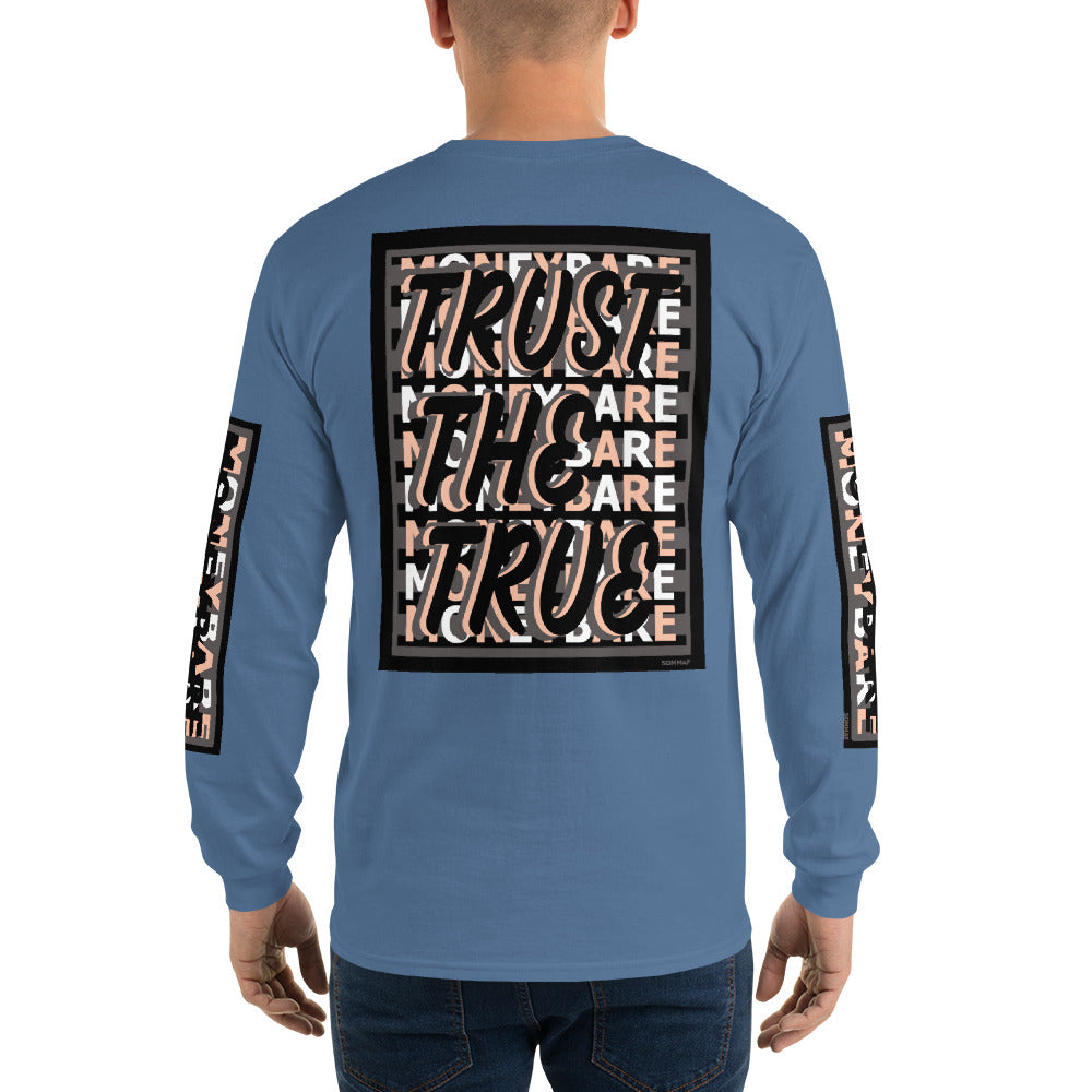 TTT-1 Men’s Long Sleeve Shirt - Peach