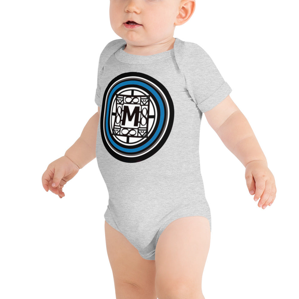 MONEYBARE TTT-1 Baby Bodysuit One-Piece Onesie - Blue