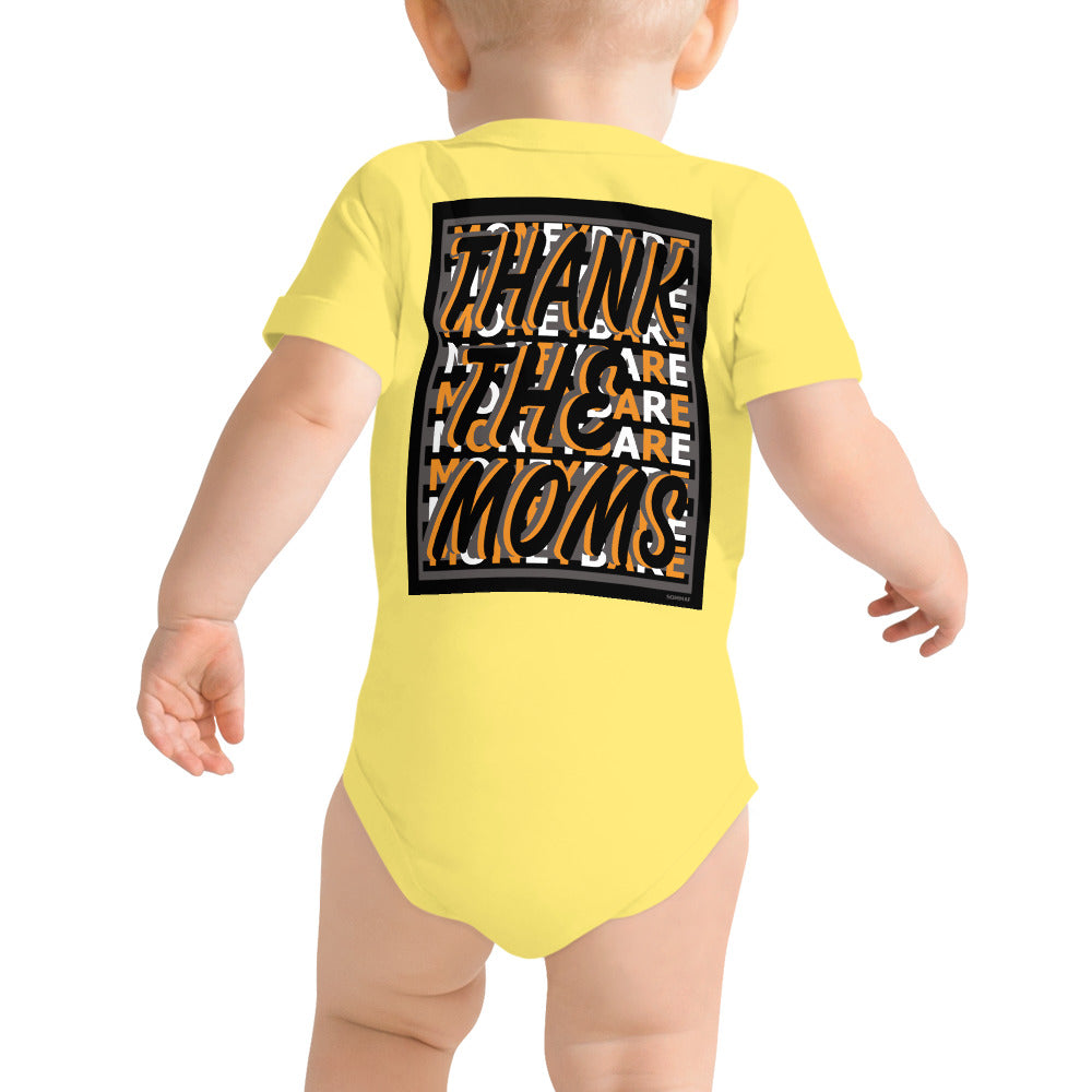 MONEYBARE TTM-1 Baby Bodysuit One-Piece Onesie - Orange
