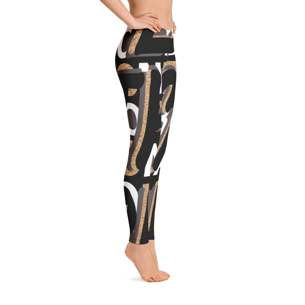 MONEYBARE Boss Fancy FTB-1 "Contouresque" Leggings - Sand in Icon
