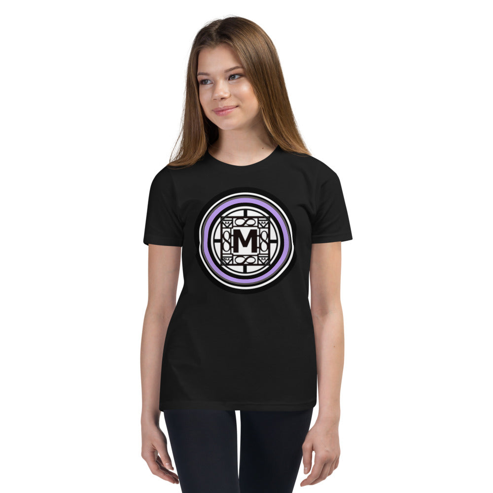 MONEYBARE N4TN-1 Youth Short Sleeve Premium T-Shirt - Lilac In Icon