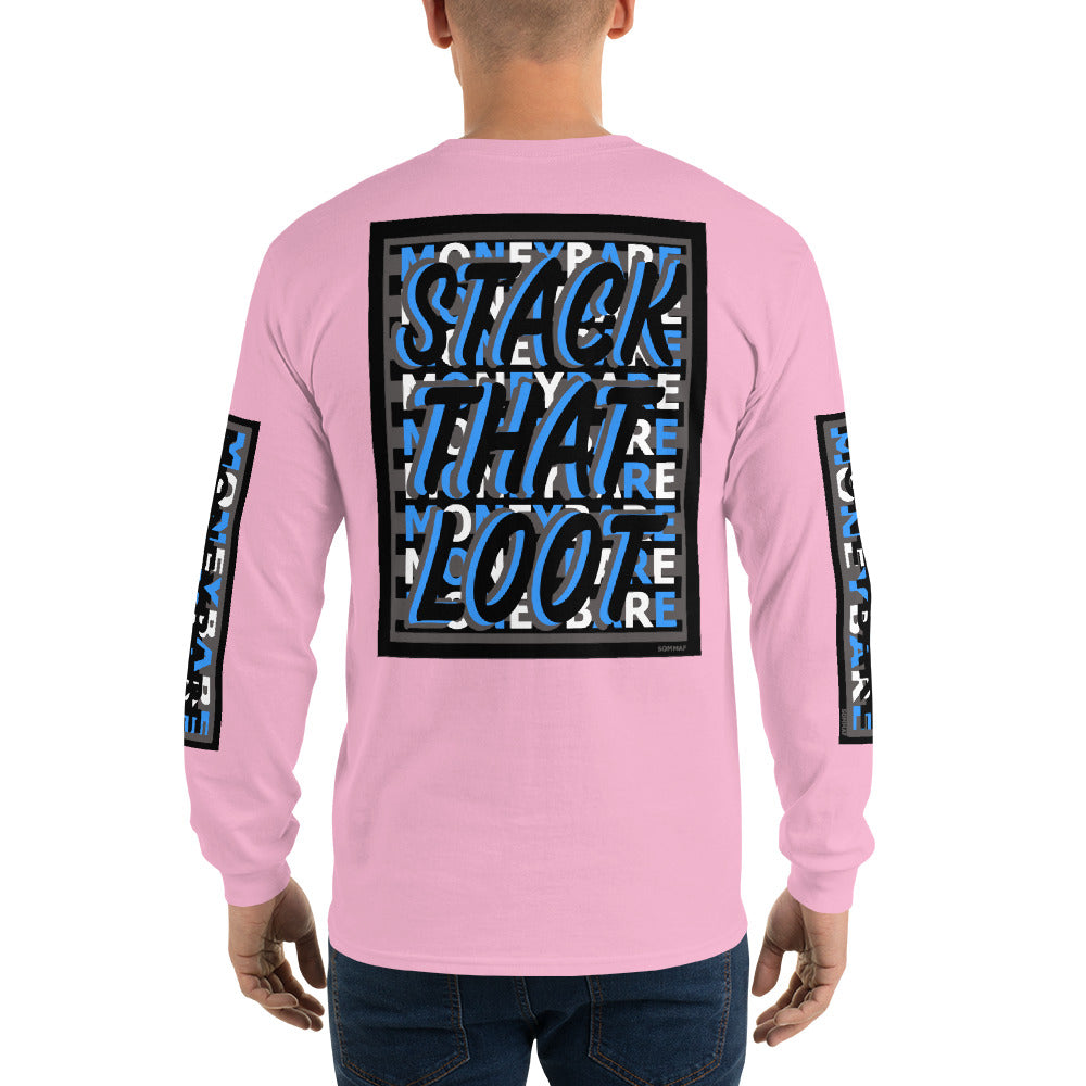 STL-1 Men’s Long Sleeve Shirt - Aqua