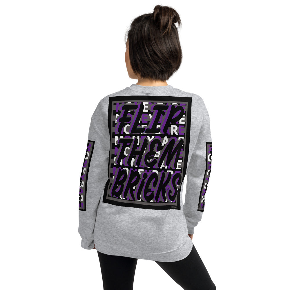 MONEYBARE FTB-1 Sweatshirt - Purple