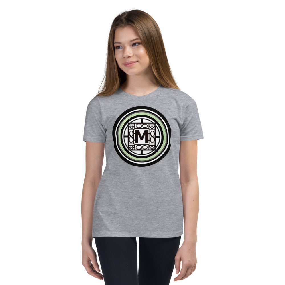 MONEYBARE N4TN-1 Youth Short Sleeve Premium T-Shirt - Mint Green In Icon