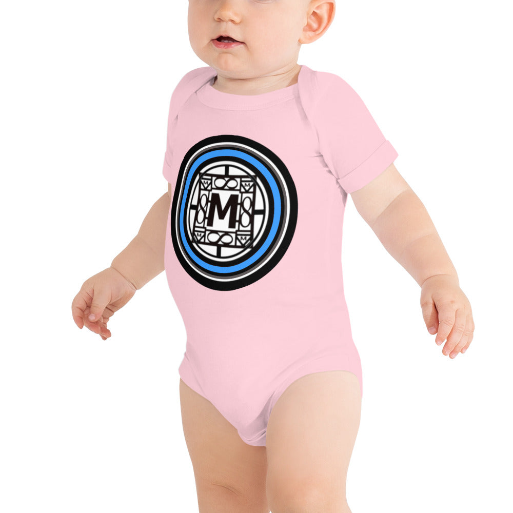 MONEYBARE TTM-1 Baby Bodysuit One-Piece Onesie - Aqua