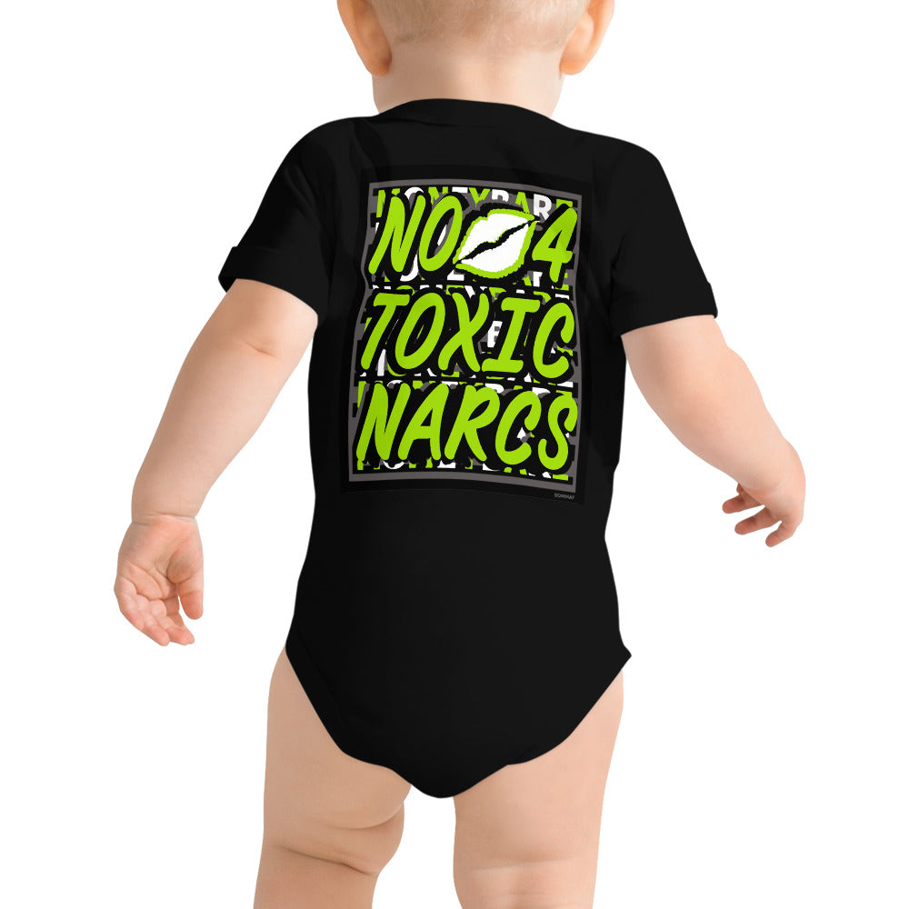 MONEYBARE N4TN-1 Baby Bodysuit One-Piece Onesie - Green