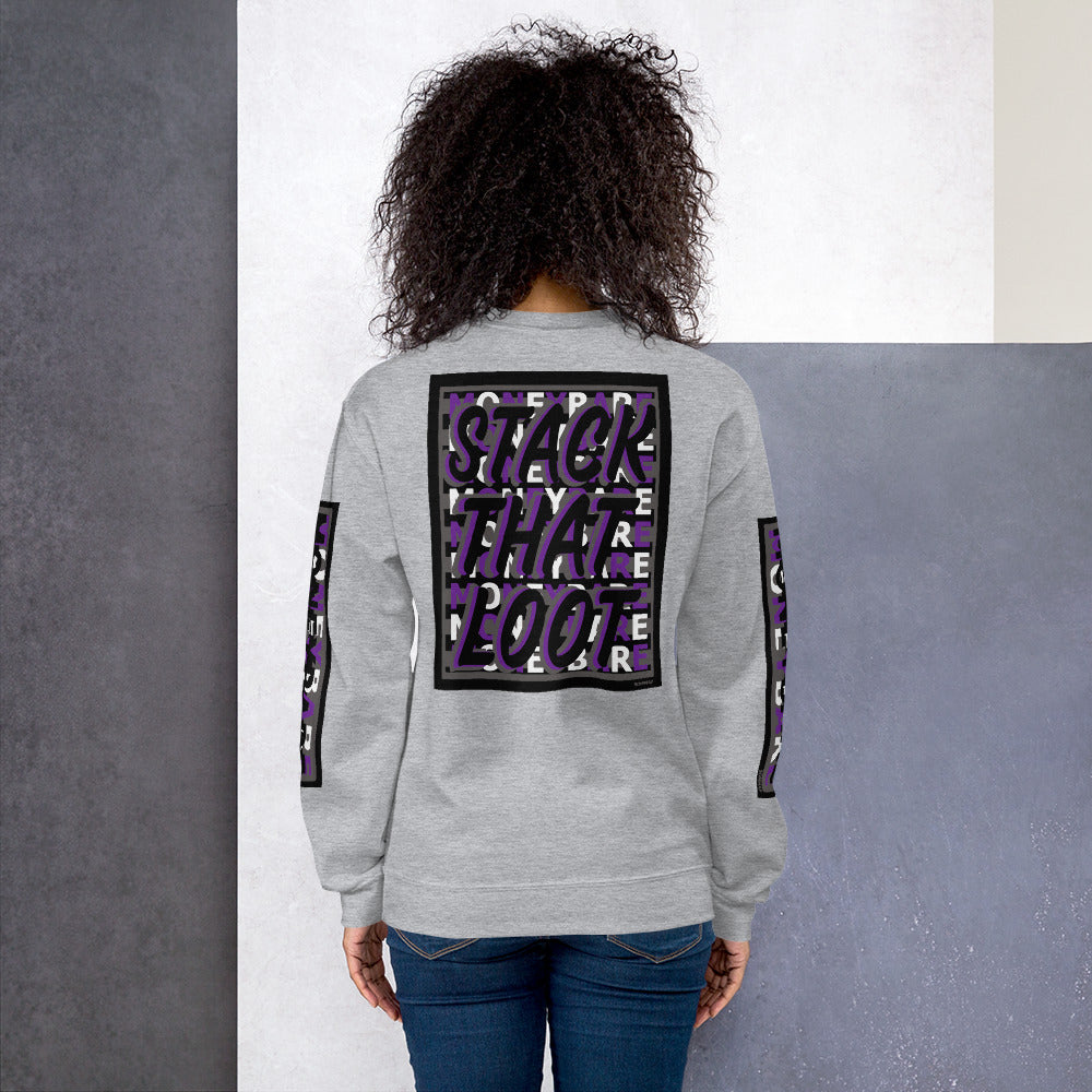 MONEYBARE STL-1 Sweatshirt - Purple
