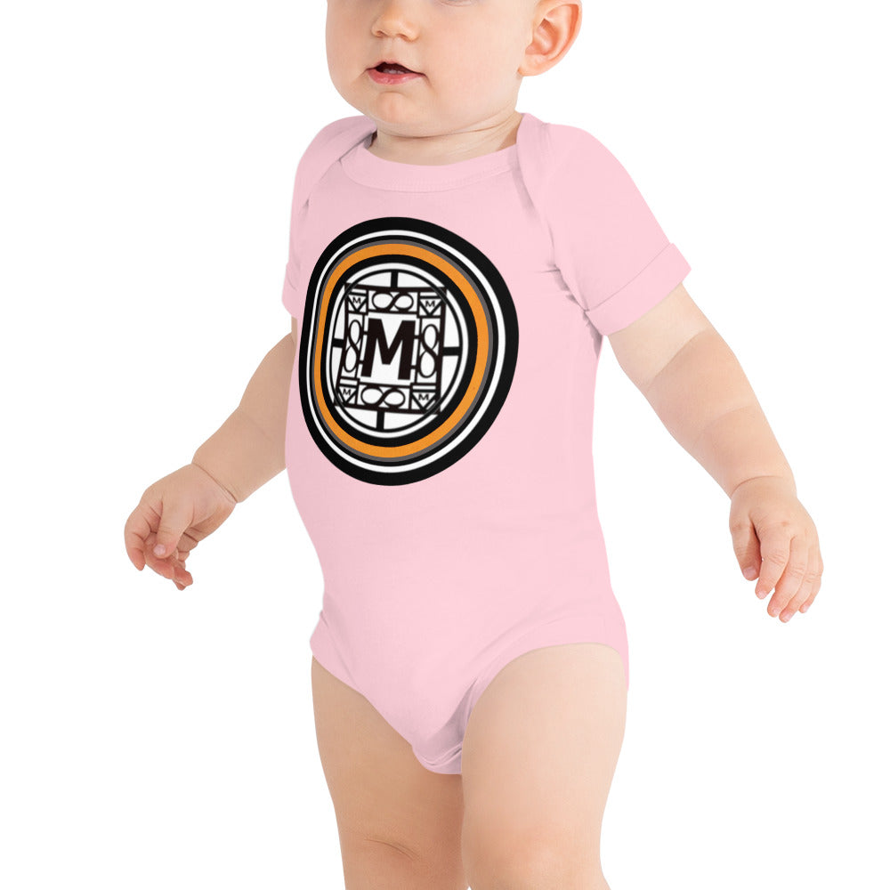 MONEYBARE FTB-1 Baby Bodysuit One-Piece Onesie - Orange