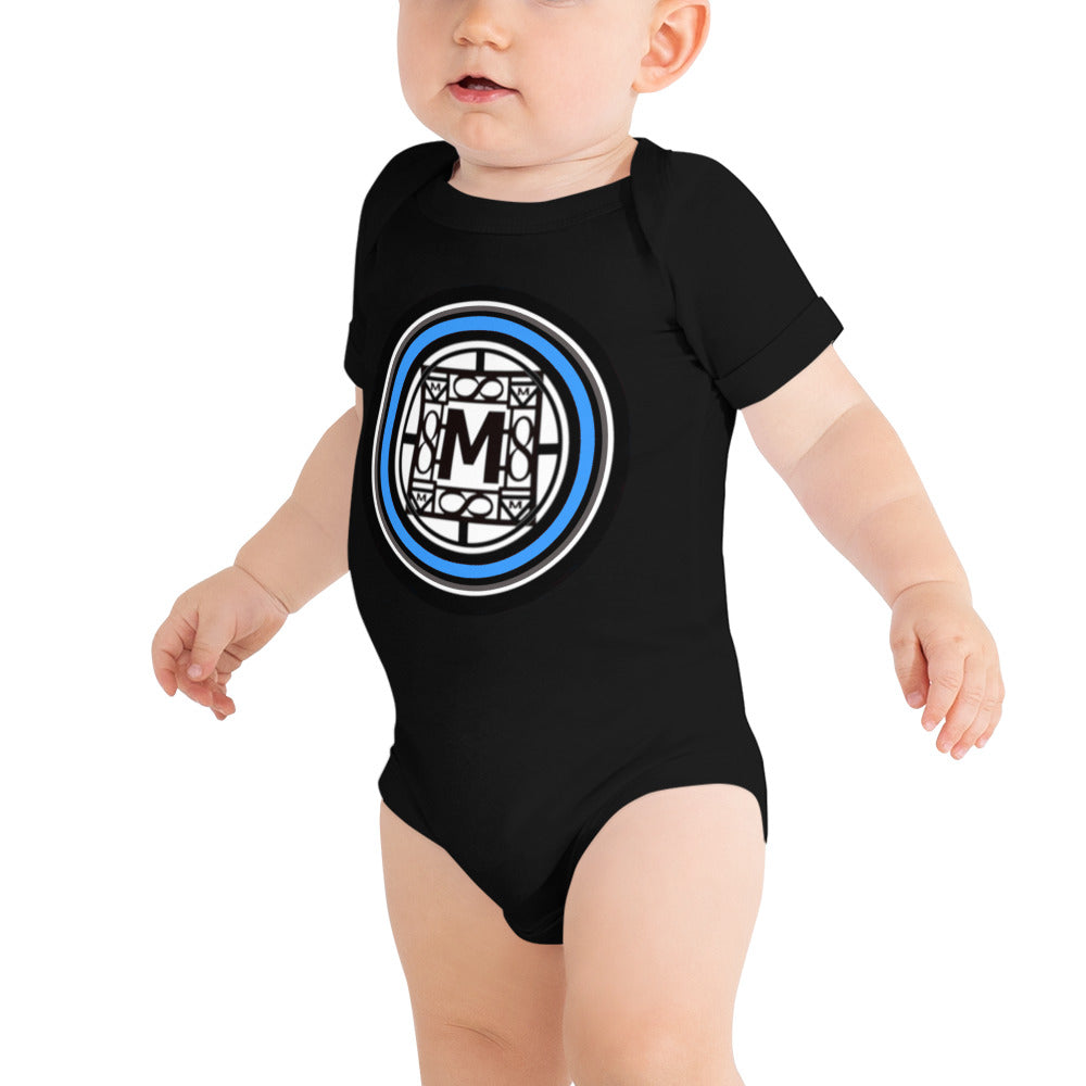 MONEYBARE TTM-1 Baby Bodysuit One-Piece Onesie - Aqua