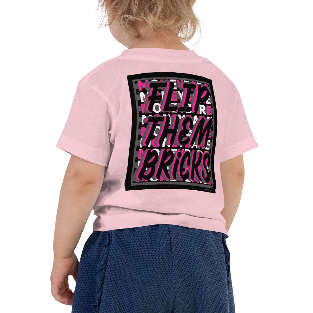 MONEYBARE FTB-1 Toddler Short Sleeve Tee - Pink