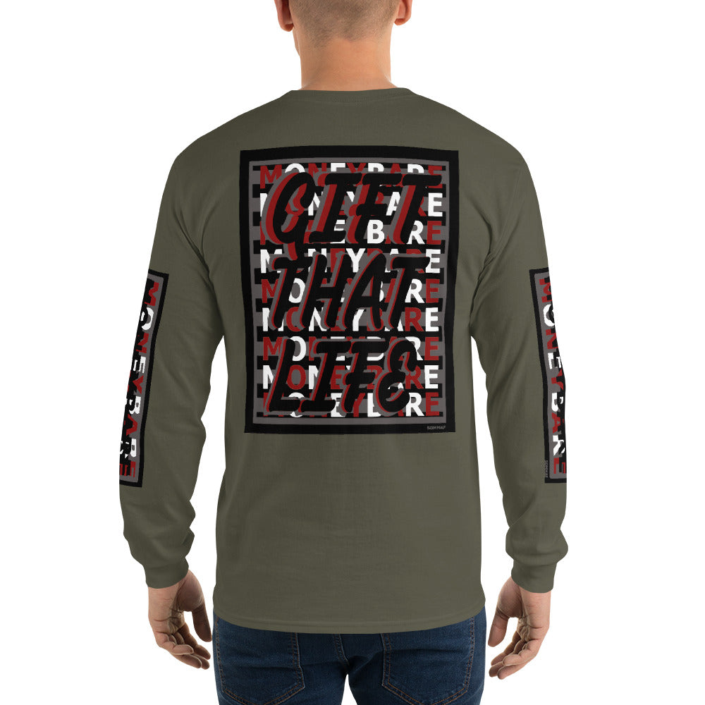 GTL-1 Men’s Long Sleeve Shirt - Red