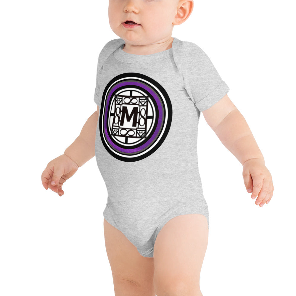 MONEYBARE TTT-1 Baby Bodysuit One-Piece Onesie - Purple