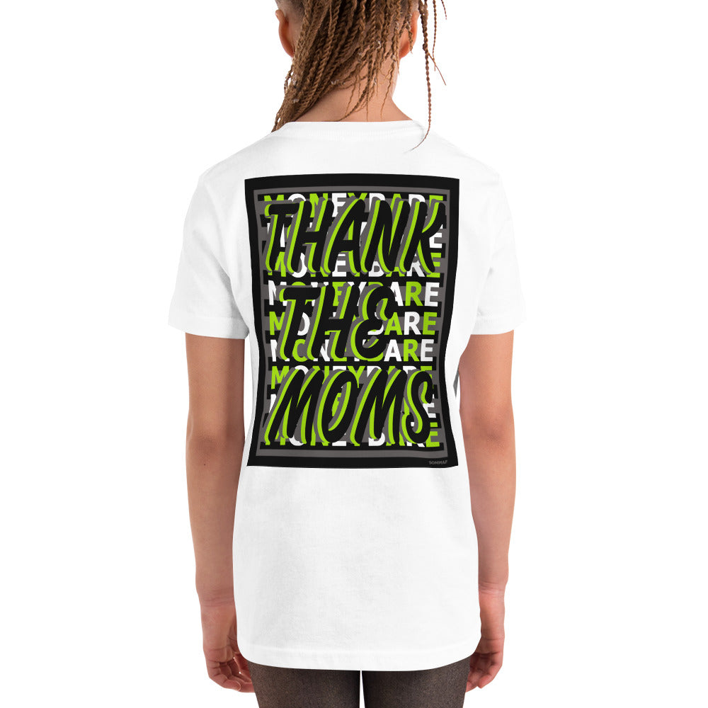 MONEYBARE TTM-1 Youth Short Sleeve Premium T-Shirt - Green In Icon