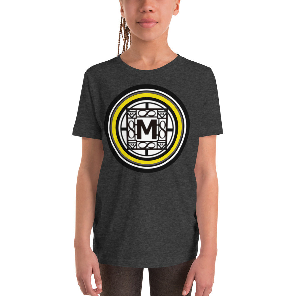 MONEYBARE TTM-1 Youth Short Sleeve Premium T-Shirt - Yellow In Icon