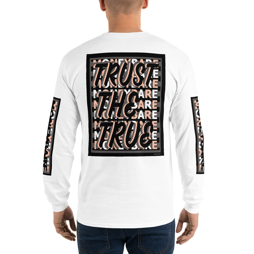 TTT-1 Men’s Long Sleeve Shirt - Peach