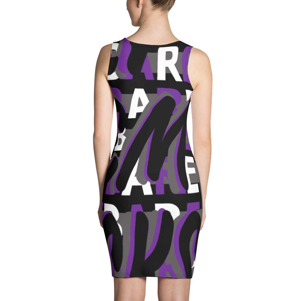 MONEYBARE Boss Fancy FTB-1 "Contouresque" Dress - Purple in Icon