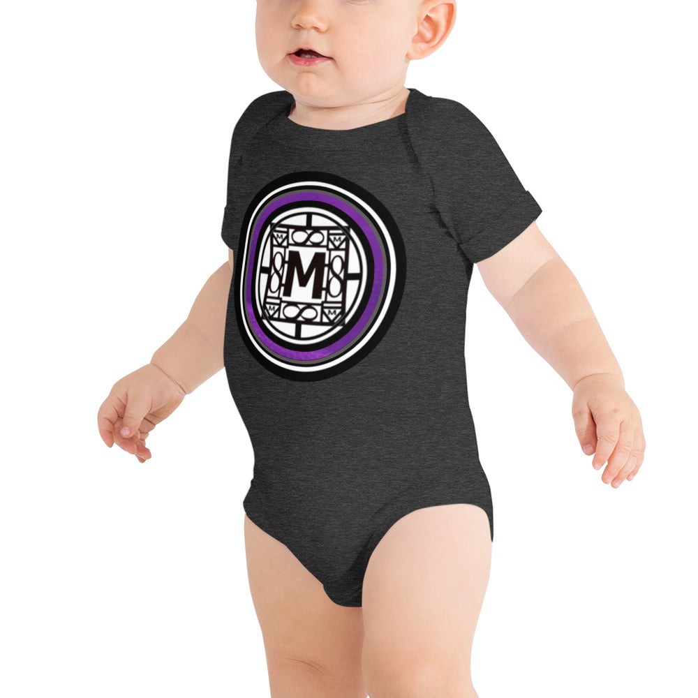 MONEYBARE TTT-1 Baby Bodysuit One-Piece Onesie - Purple