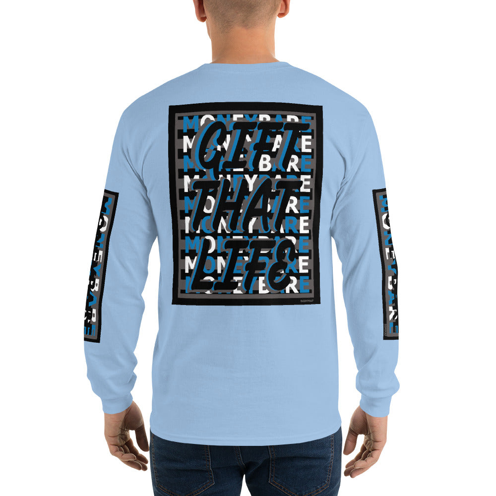 GTL-1 Men’s Long Sleeve Shirt - Blue