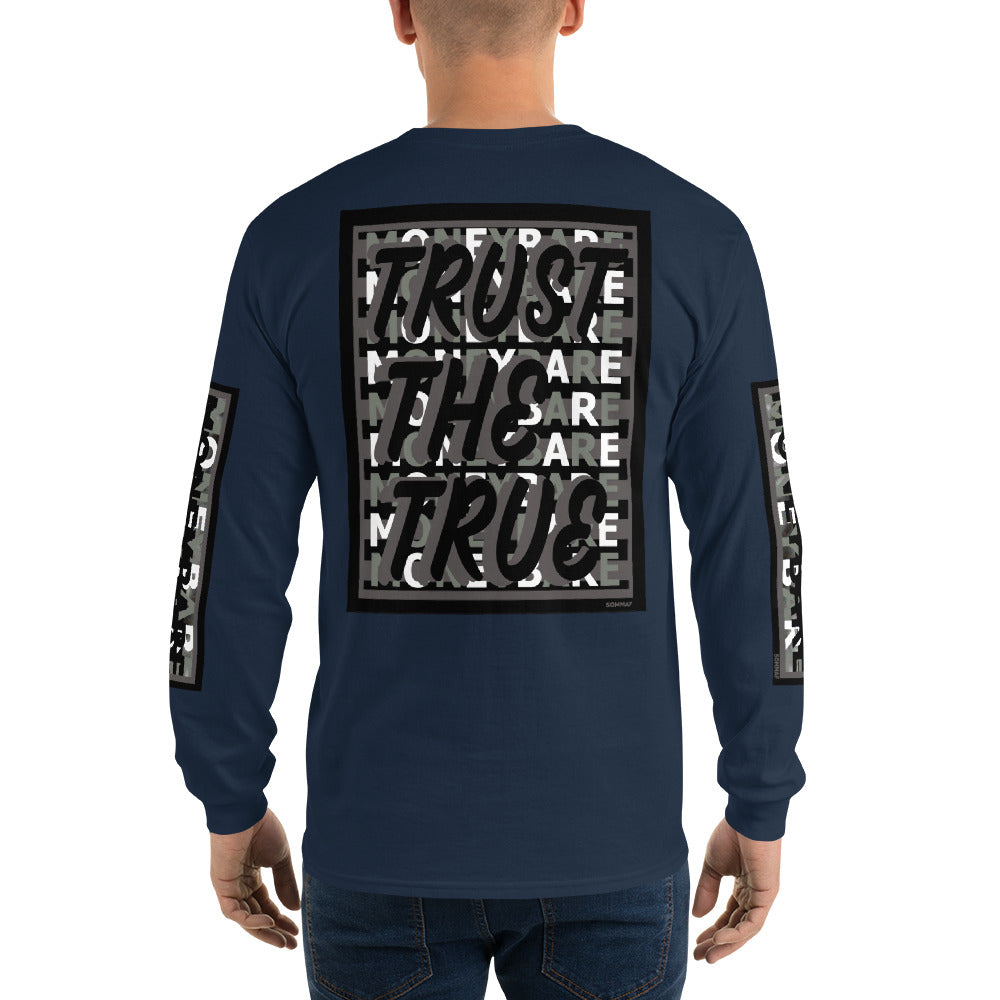 TTT-1 Men’s Long Sleeve Shirt - Grey in Icon