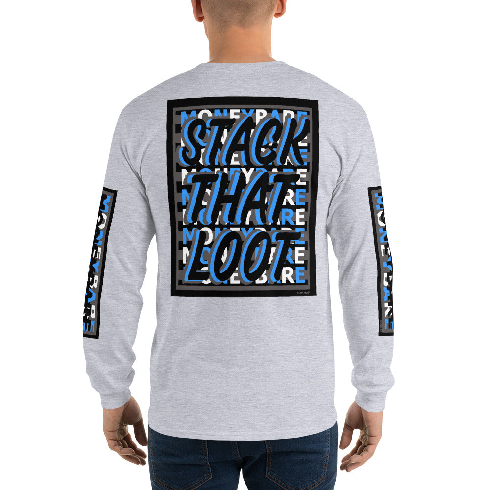STL-1 Men’s Long Sleeve Shirt - Aqua
