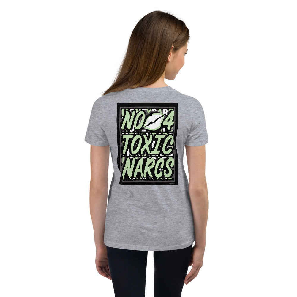 MONEYBARE N4TN-1 Youth Short Sleeve Premium T-Shirt - Mint Green In Icon