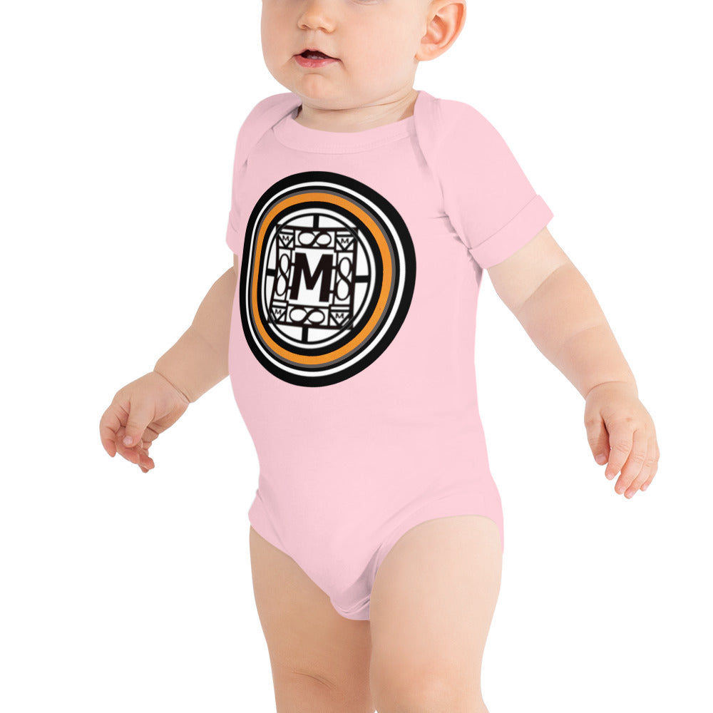 MONEYBARE TTT-1 Baby Bodysuit One-Piece Onesie - Orange