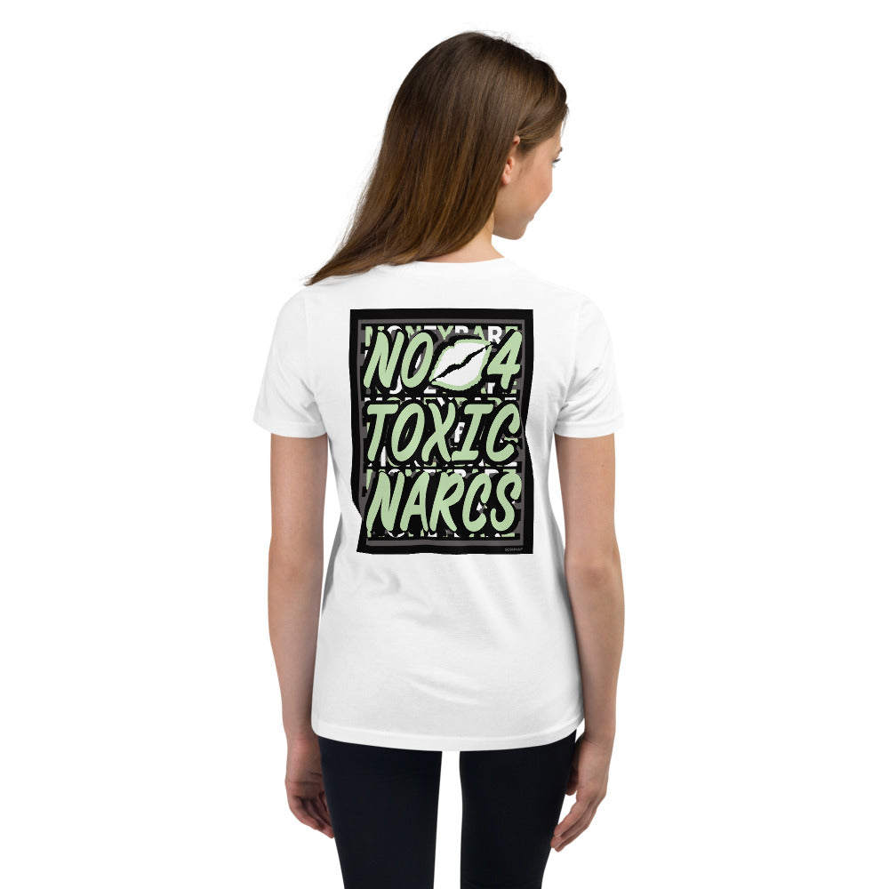 MONEYBARE N4TN-1 Youth Short Sleeve Premium T-Shirt - Mint Green In Icon