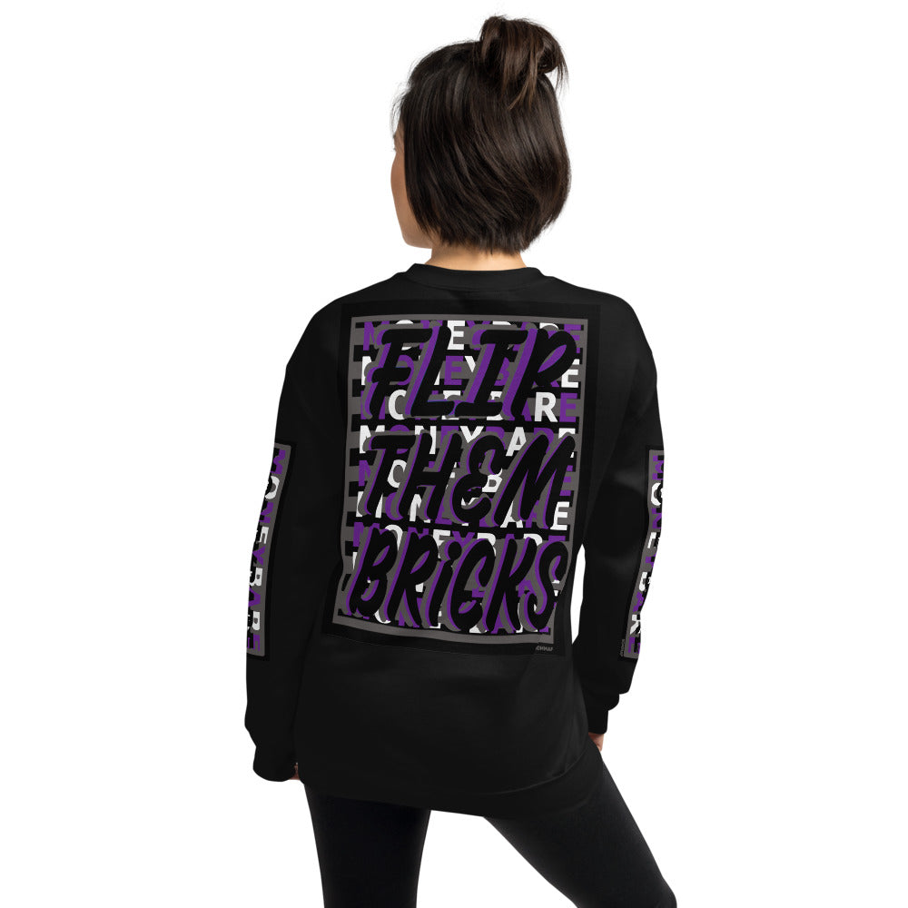 MONEYBARE FTB-1 Sweatshirt - Purple