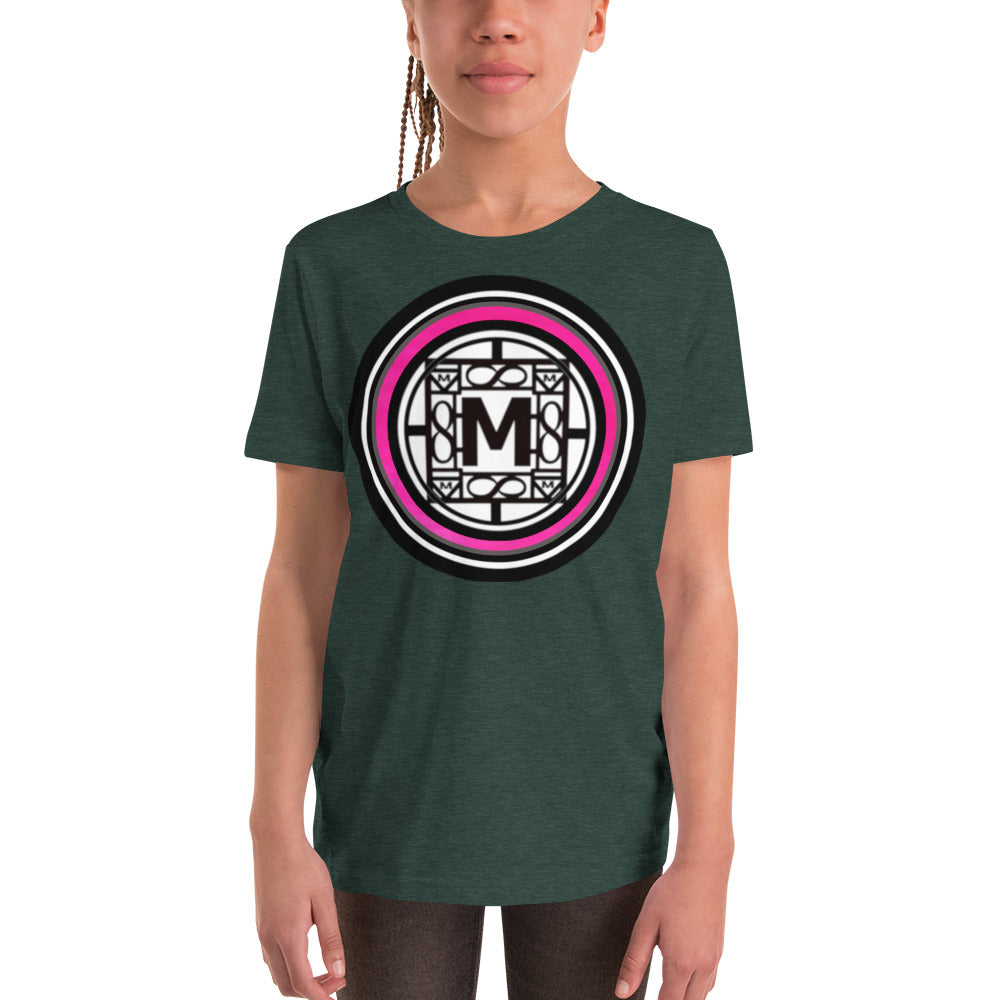 MONEYBARE TTT-1 Youth Short Sleeve Premium T-Shirt - Pink