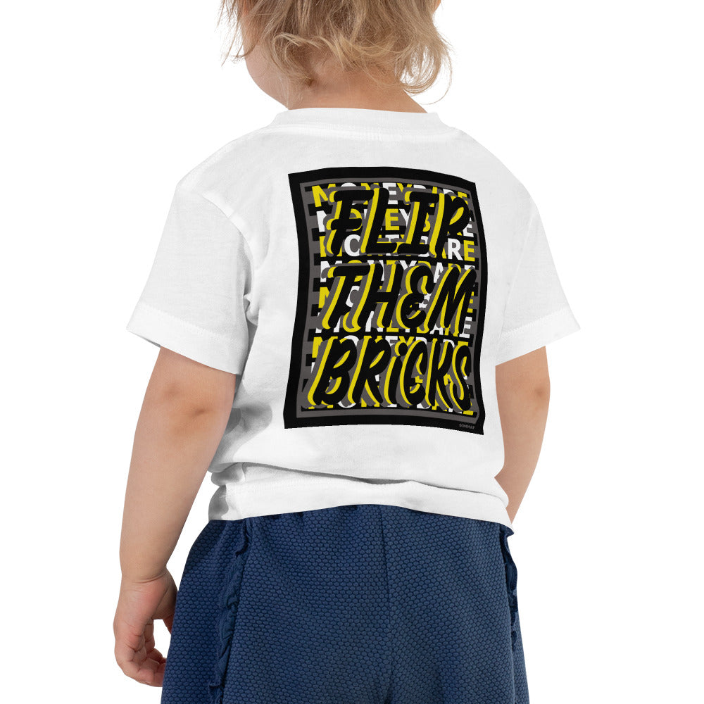 MONEYBARE FTB-1 Toddler Short Sleeve Tee - Yellow