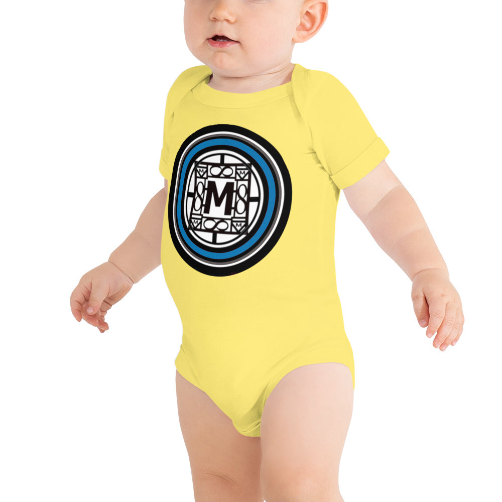 MONEYBARE TTM-1 Baby Bodysuit One-Piece Onesie - Blue