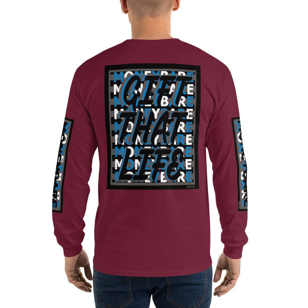 GTL-1 Men’s Long Sleeve Shirt - Blue