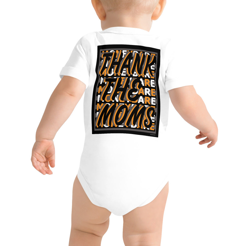 MONEYBARE TTM-1 Baby Bodysuit One-Piece Onesie - Orange