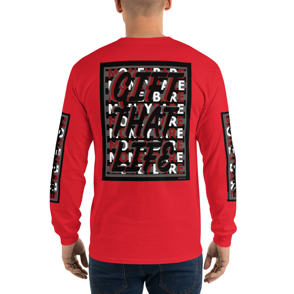GTL-1 Men’s Long Sleeve Shirt - Red