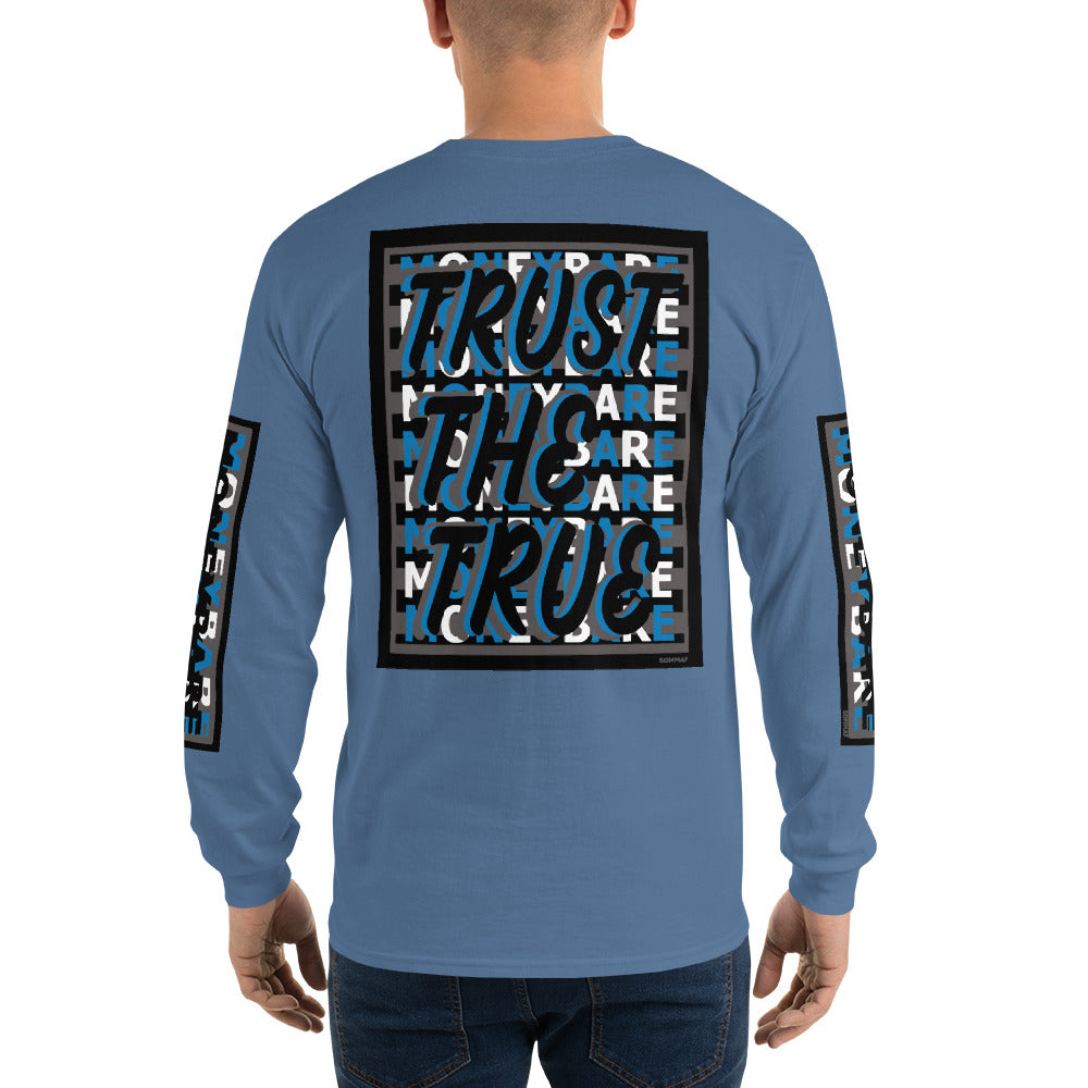 TTT-1 Men’s Long Sleeve Shirt - Blue In Icon