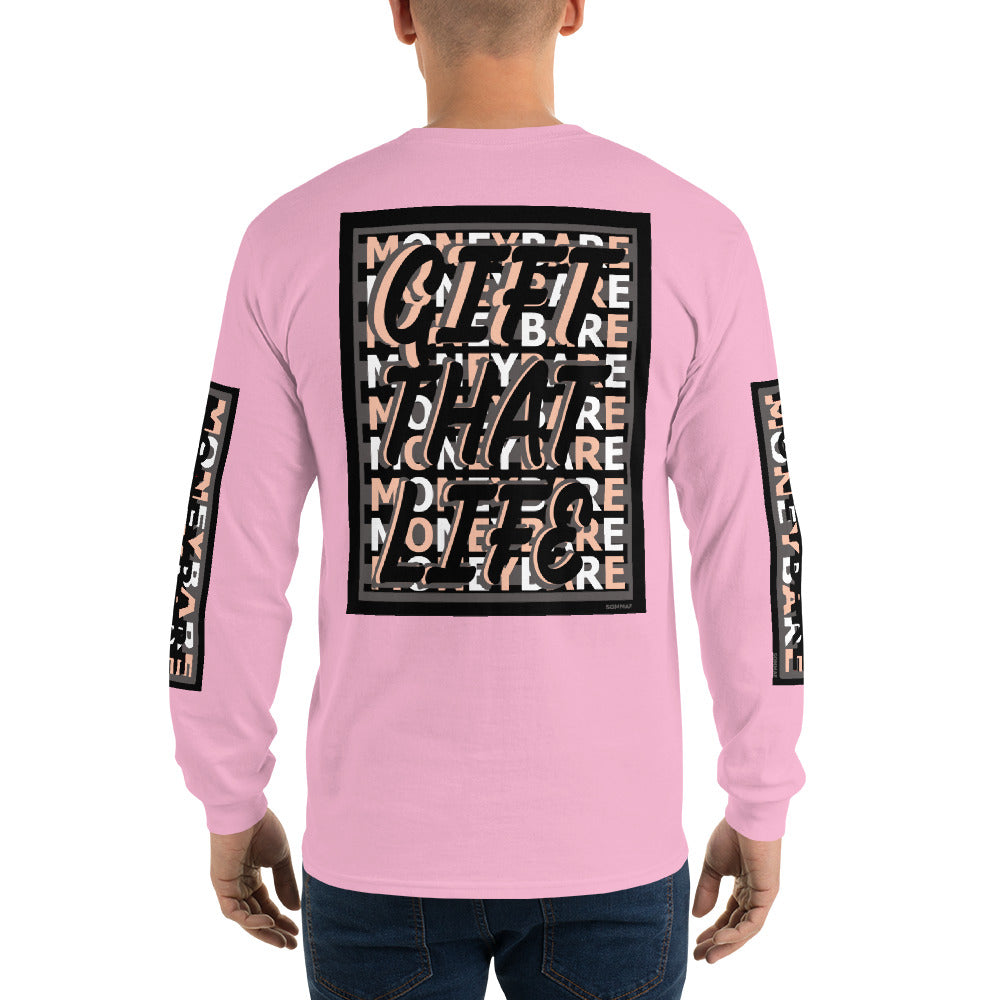 GTL-1 Men’s Long Sleeve Shirt - Peach
