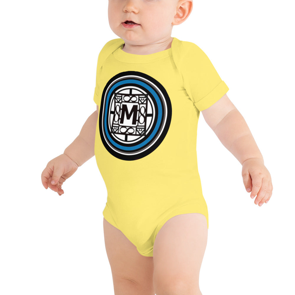 MONEYBARE TTT-1 Baby Bodysuit One-Piece Onesie - Blue