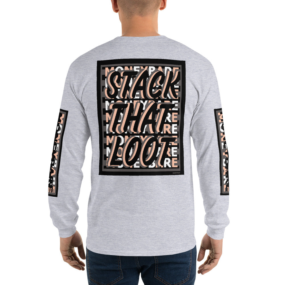 STL-1 Men’s Long Sleeve Shirt - Peach