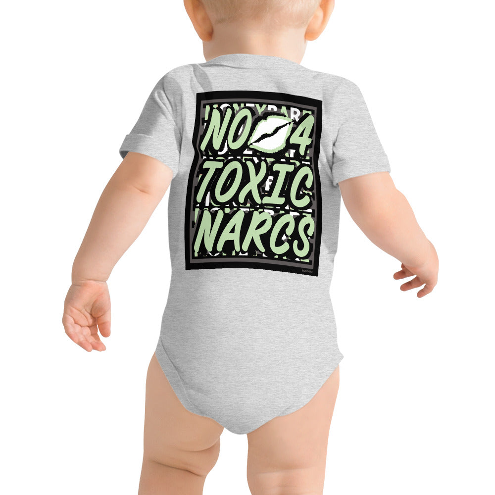 MONEYBARE N4TN-1 Baby Bodysuit One-Piece Onesie - Mint Green