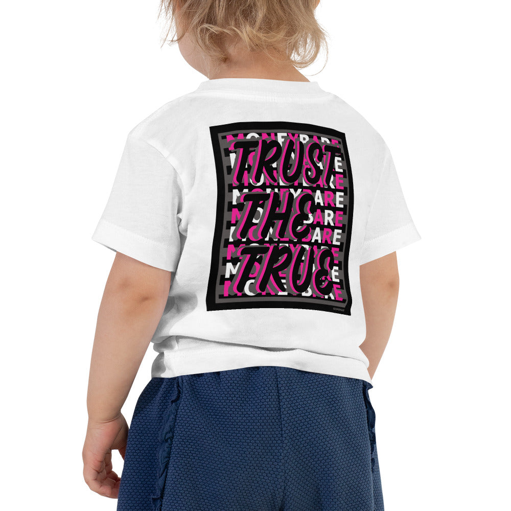 MONEYBARE TTT-1 Toddler Short Sleeve Tee - Pink