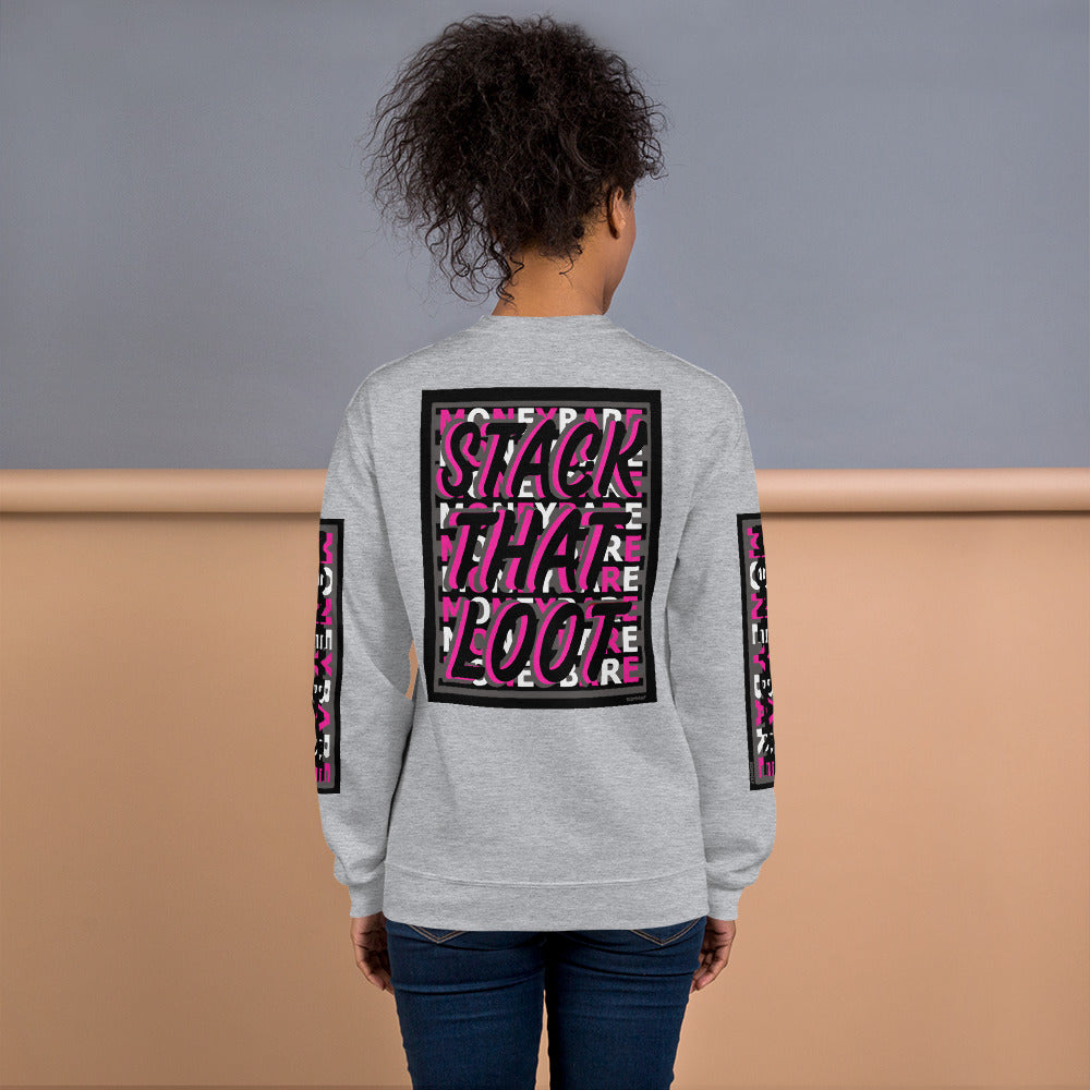 MONEYBARE STL-1 Sweatshirt - Pink