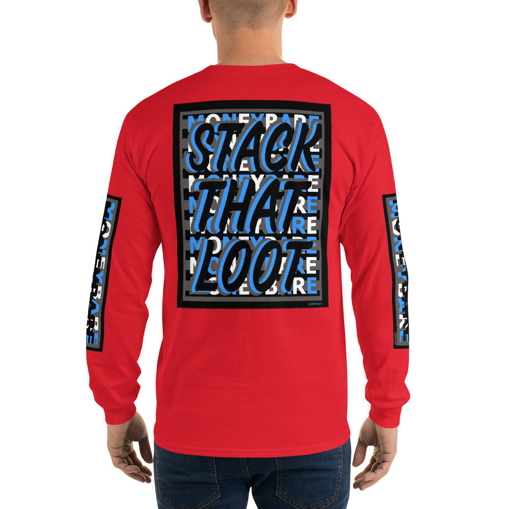 STL-1 Men’s Long Sleeve Shirt - Aqua