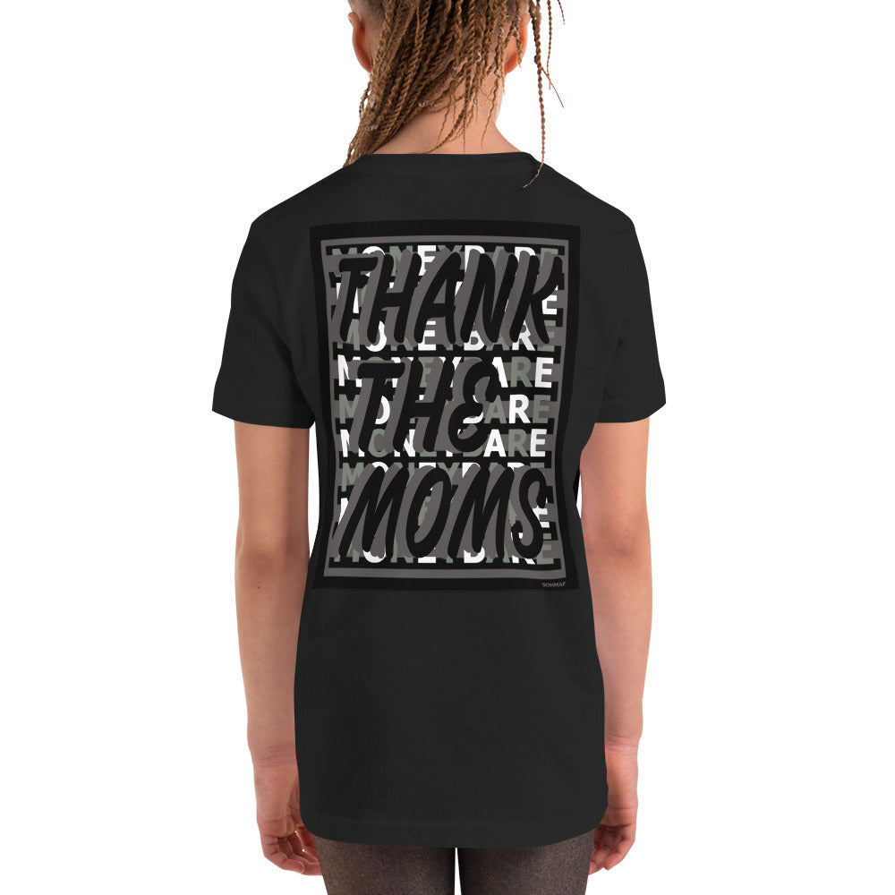 MONEYBARE TTM-1 Youth Short Sleeve Premium T-Shirt - Grey In Icon