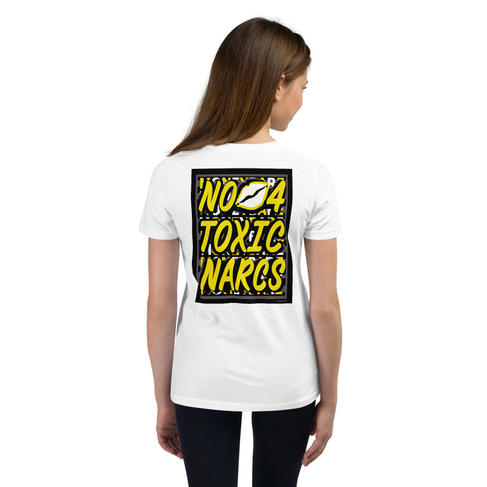 MONEYBARE N4TN-1 Youth Short Sleeve Premium T-Shirt - Yellow In Icon